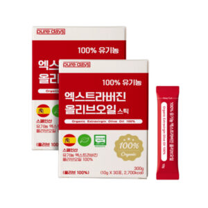 퓨어데이즈 아침엔 100% 유기농 엑스트라버전 올리브오일 스틱