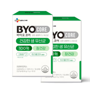 BYO 건강한 생유산균 100억, 45g, 2개