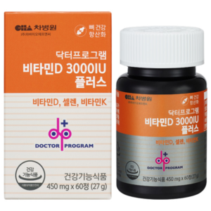 닥터프로그램 비타민D 3000IU 플러스, 60정, 1개